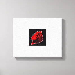 PopArt-Rose Print Leinwanddruck