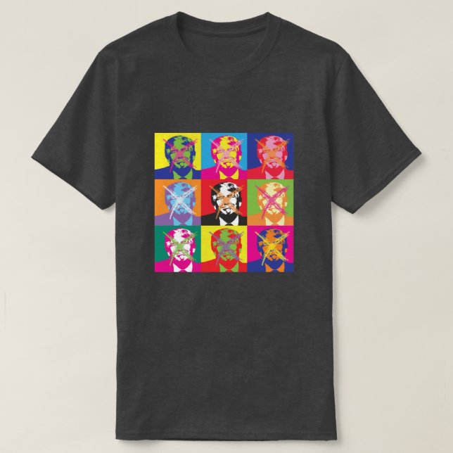 Popart Trump Impeachment Party T-Shirt (Design vorne)