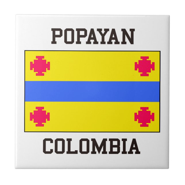 Popayan Kolumbien Fliese (Vorderseite)