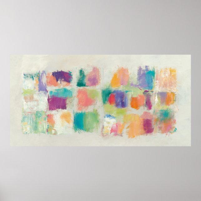 Popcles Horizontal Stone Abstrakt Print Poster (Vorne)