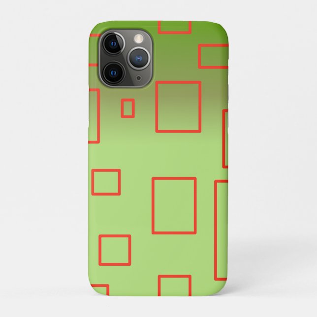 Popcorn Anime Christmas Green iPhone / iPad Fall Case-Mate iPhone Hülle (Rückseite)