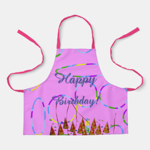 Popcorn Anime Festive Happy Birthday Schürze