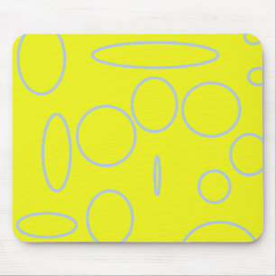 Popcorn Anime Loops Geometric Mousepad