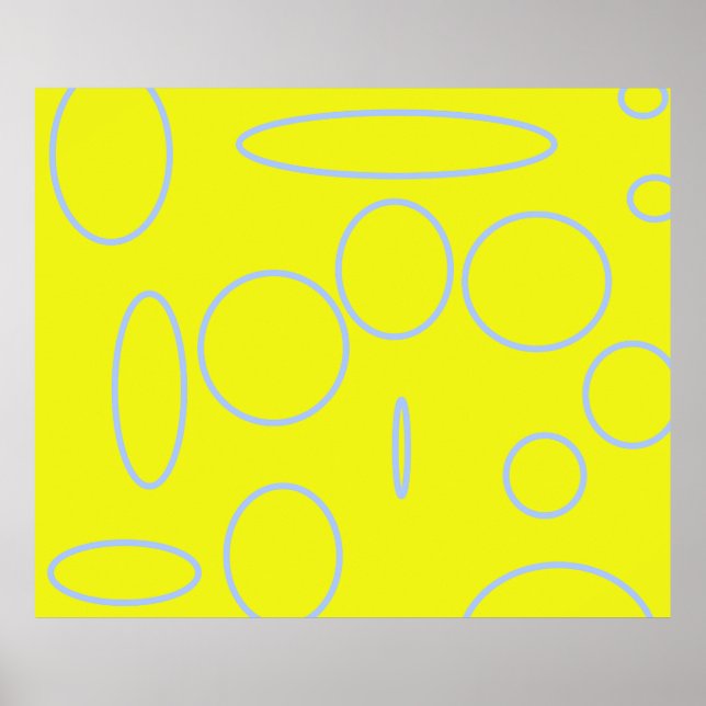 Popcorn Anime Loops Geometric Poster (Vorne)