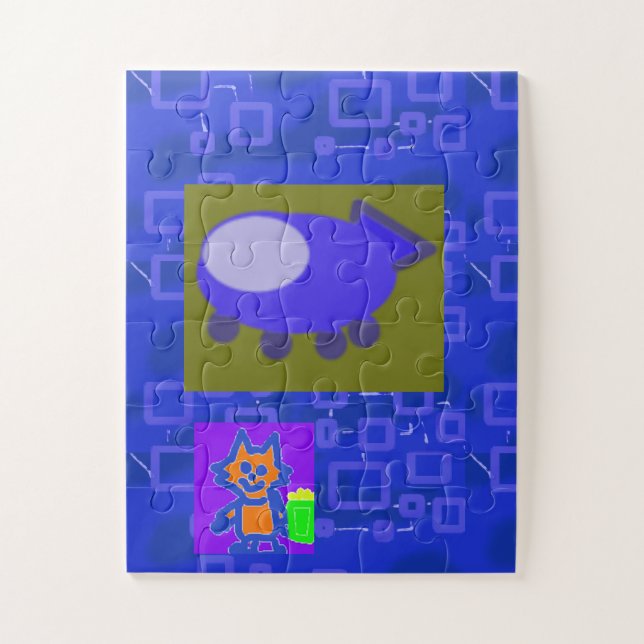 Popcorn Anime Spaceship Puzzle (Vertikal)