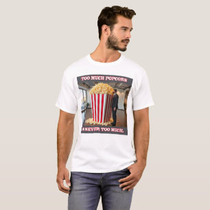 Popcorn Anyone Männer weißer T - Shirt
