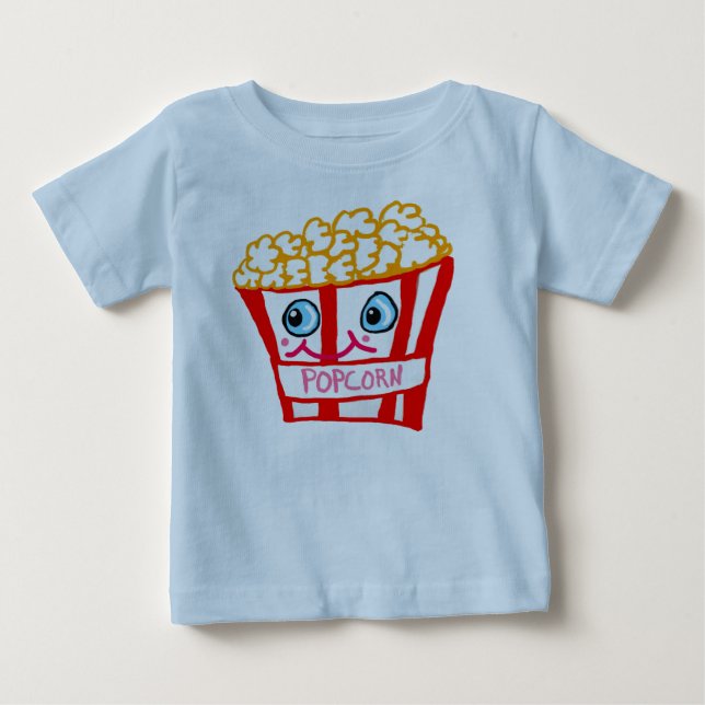 Popcorn 🍿 baby t-shirt (Vorderseite)