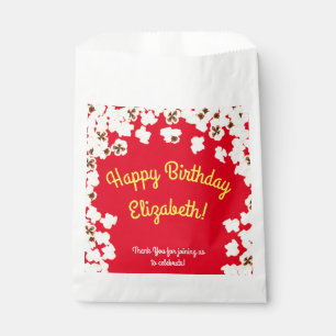 Popcorn Birthday Party Movie Theater Geschenktütchen