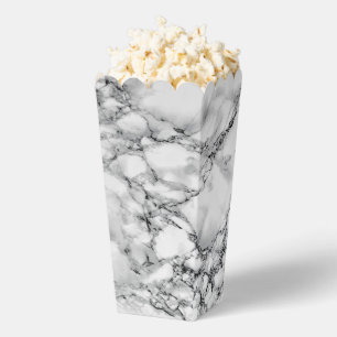 Popcorn-Box aus weißem Marmor Geschenkschachtel