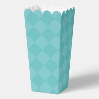 Popcorn-Box mit grünem karierten Gastgeschenken Geschenkschachtel
