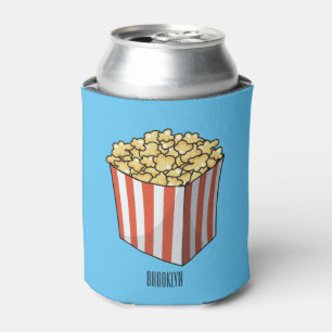 Popcorn-Cartoon-Abbildung Dosenkühler
