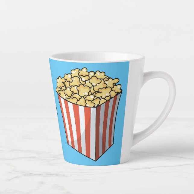 Popcorn-Cartoon-Abbildung Milchtasse (Rechts)