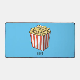Popcorn-Cartoon-Abbildung Schreibtischunterlage