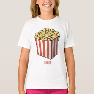 Popcorn-Cartoon-Abbildung T-Shirt