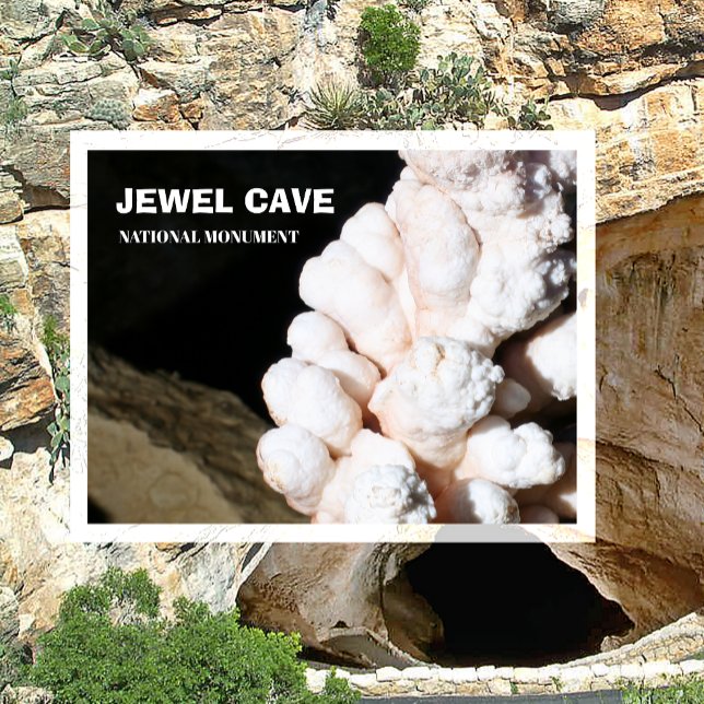 Popcorn Cave Formation, Jewel Cave, South Dakota Postkarte (Von Creator hochgeladen)