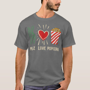 Popcorn Cinema Movie Night Television Theater Lieb T-Shirt