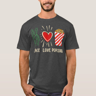 Popcorn Cinema Movie Night Television Theater Lieb T-Shirt