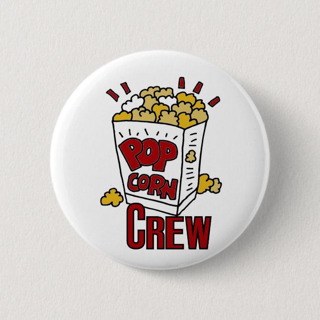 Popcorn-Crew Button (Vorderseite)