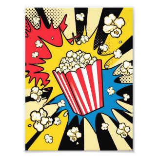 Popcorn-Explosion Fotodruck