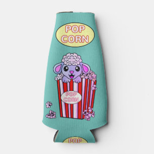 Popcorn Filmfilm mit Niedlichen Schafen Flaschenkühler
