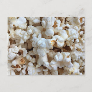 Popcorn-Foto Postkarte