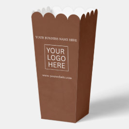 Popcorn für benutzerdefinierte Logos und Textverpa Geschenkschachtel
