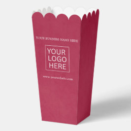 Popcorn für benutzerdefinierte Logos und Textverpa Geschenkschachtel