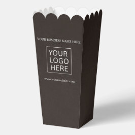 Popcorn für benutzerdefinierte Logos und Textverpa Geschenkschachtel