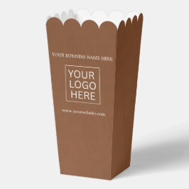 Popcorn für benutzerdefinierte Logos und Textverpa Geschenkschachtel