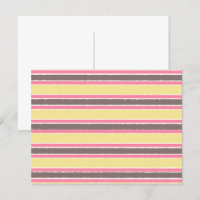 Popcorn Gelbes Bubblegum Pink Kaffee Brown Streife