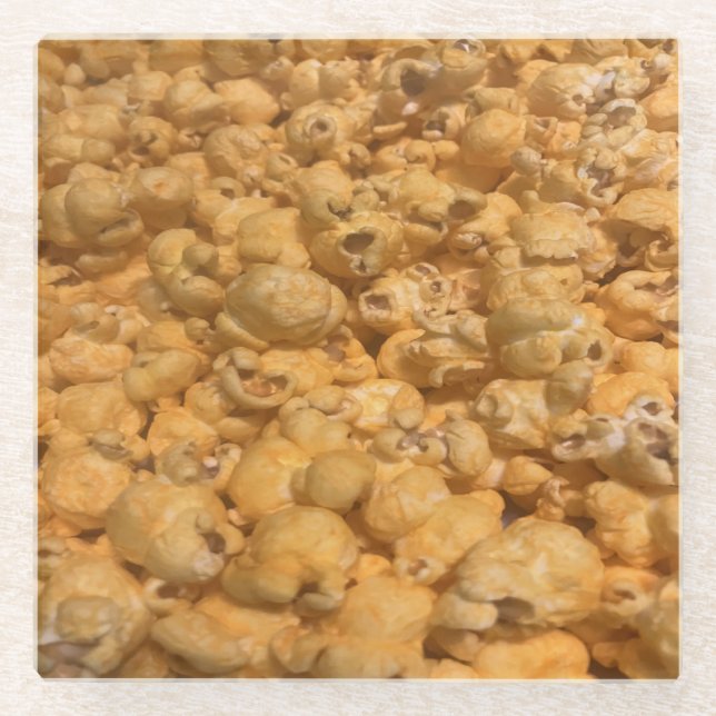 Popcorn Glasuntersetzer (Vorderseite)
