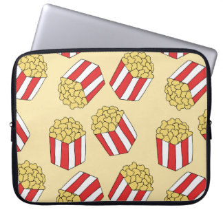 Popcorn handgezeichnet, farbenfrohe, nahtlose Must Laptopschutzhülle