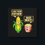 Popcorn Ich bin dein Vater Popcorns Essen Essen Es Leinwanddruck<br><div class="desc">Diese grafische Idee ist für Popcornliebhaber. Diese lustige Grafik- / Zitat-Kleidung macht alle Popcorn-Esser glücklich.</div>