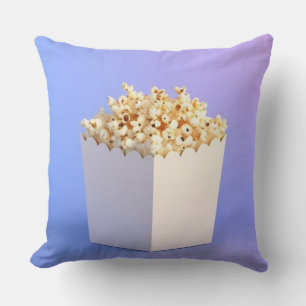Popcorn in einer weißen Tube Kissen