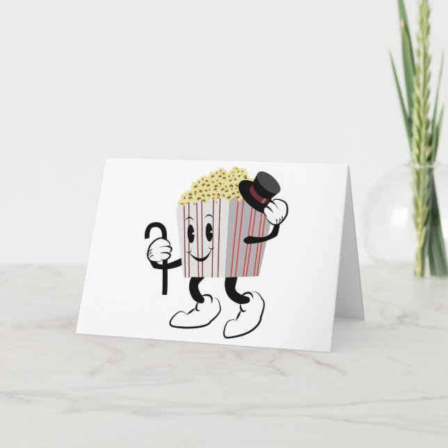 Popcorn Karte (Vorderseite)