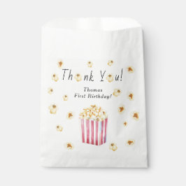 Popcorn Kindergeburtstag Party Vielen Dank Geschenktütchen