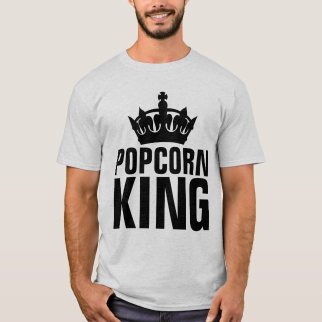 POPCORN KING T - SHIRT (Vorderseite)
