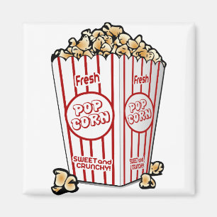 Popcorn-Kino Magnet
