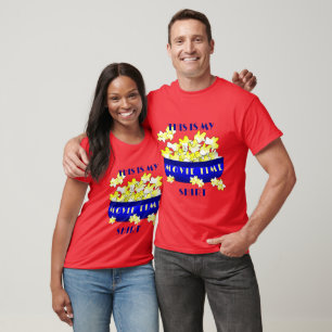 Popcorn Kino Zeit T-Shirt