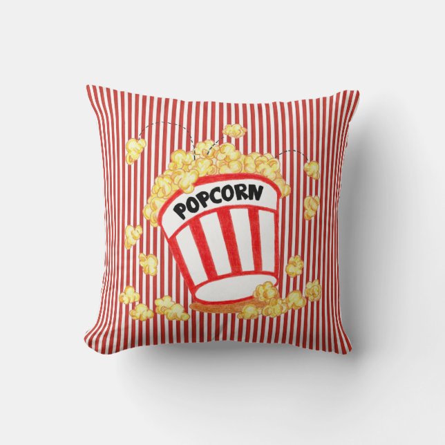 Popcorn Kissen (Vorderseite)