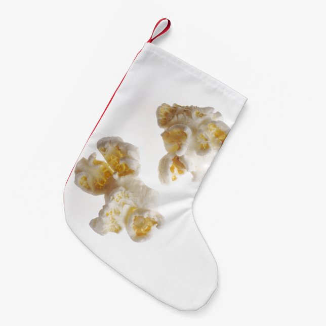 Popcorn Kleiner Weihnachtsstrumpf (Vorderansicht (hängend))