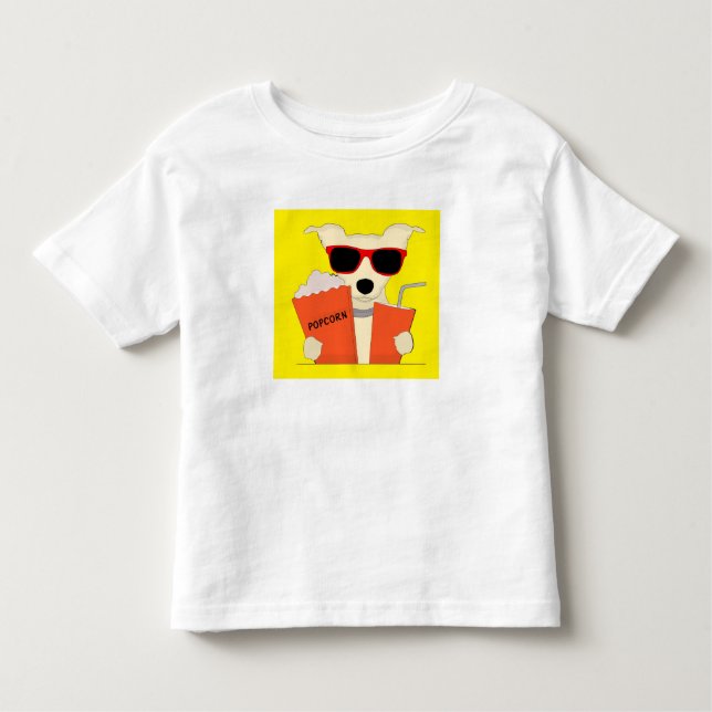 Popcorn Kleinkind T-shirt (Vorderseite)