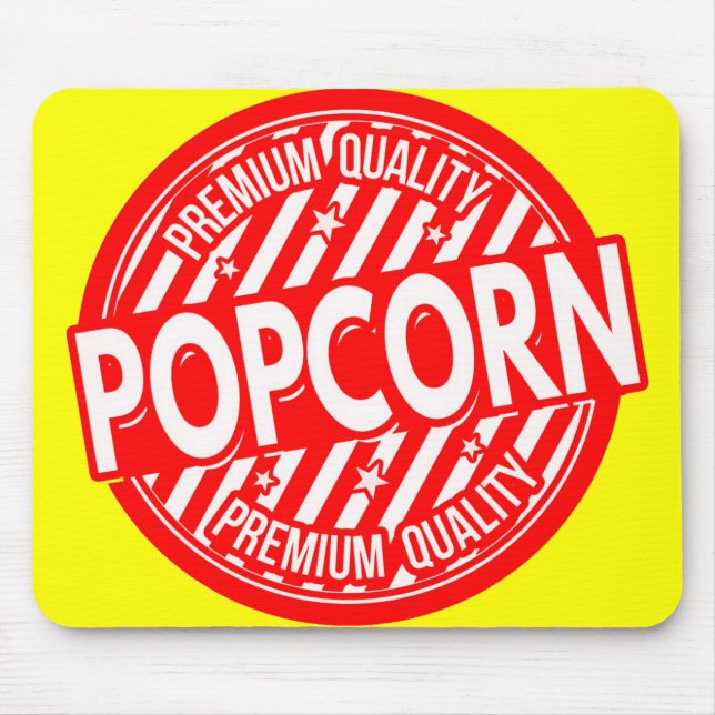 *POPCORN* Label Obere Mauspad (Vorne)