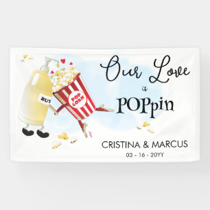 Popcorn Liebe Wedding Banner