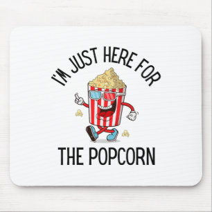 Popcorn-Liebhaber-Campingausflug Süßer Popcorn-Kin Mousepad