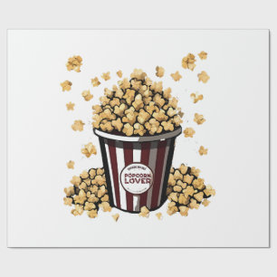 Popcorn-Liebhaber Geschenkpapier