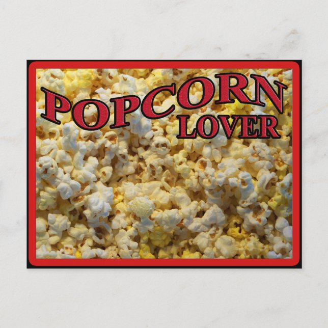Popcorn Lover Geschenke und Bekleidung Postkarte (Vorderseite)
