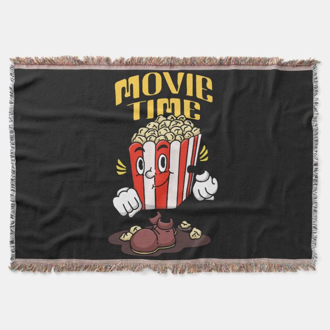Popcorn Mascot Cartoon Decke (Vorderseite)