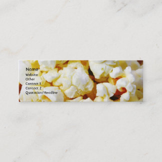 Popcorn Mini Visitenkarte