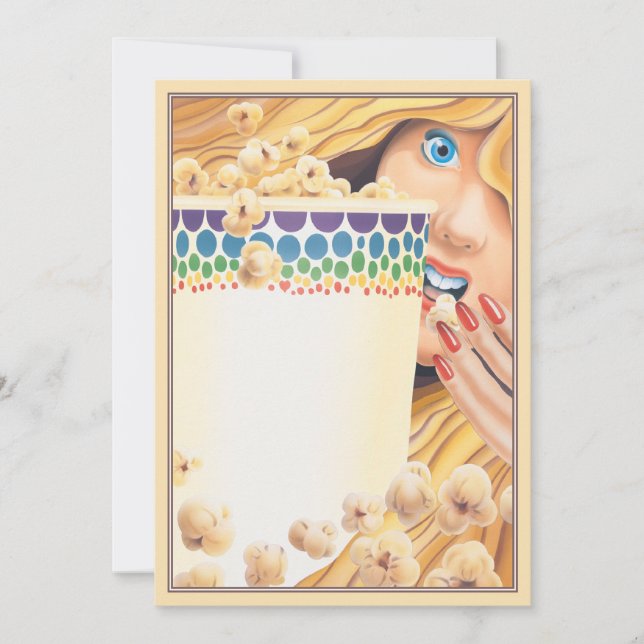 Popcorn © mitteilungskarte (Vorderseite)